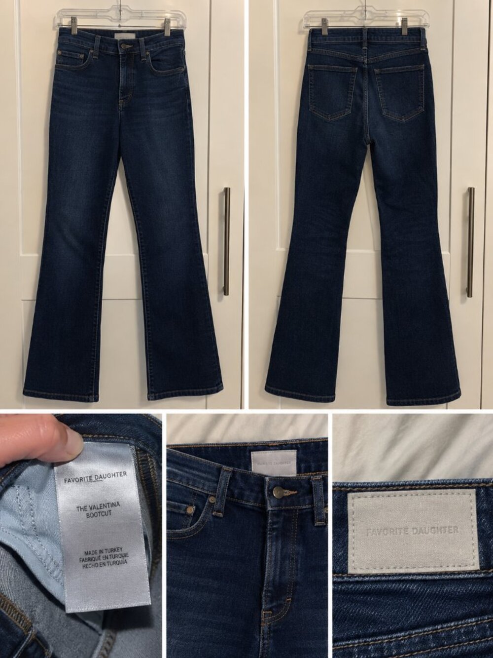 Favorite Daughter The Valentina Super High Rise Flare women’s Jean in Woodside